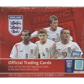 2005 Topps Soccer England Hobby Box (Japan distribution)