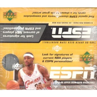 2005/06 Upper Deck ESPN Basketball Hobby Box