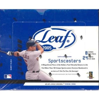 2005 Leaf Baseball Hobby Box