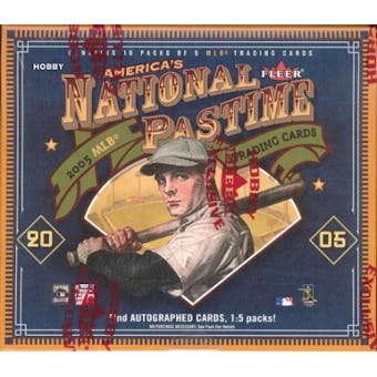 2005 Fleer National Pastime Baseball Hobby Box