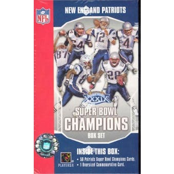2004 Upper Deck New England Patriots Super Bowl Champions Football Set (Box)