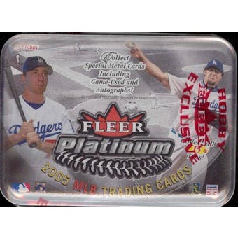 2005 Fleer Platinum Baseball Hobby Box