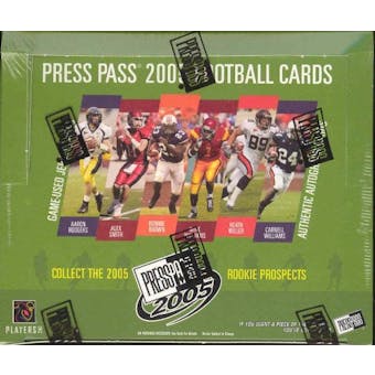 2005 Press Pass Football Hobby Box