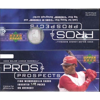 2005 Upper Deck Pros & Prospects Baseball Box