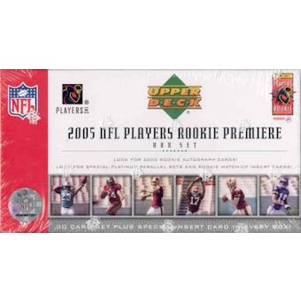 2005 Upper Deck Rookie Premiere Football Hobby Set (Box)