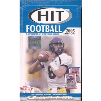 2005 Sage Hit Football Hobby Box