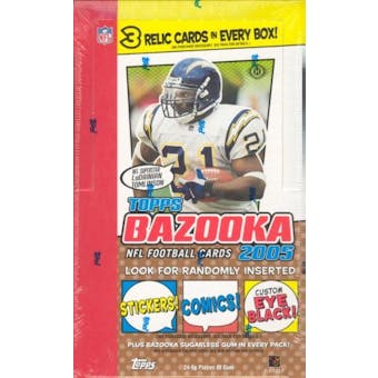 2005 Topps Bazooka Football Hobby Box