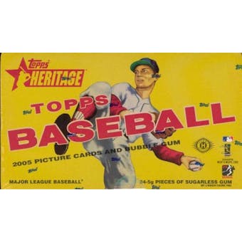 2005 Topps Heritage Baseball Hobby Box