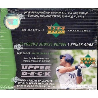 2005 Upper Deck Series 1 Baseball 24 Pack Box