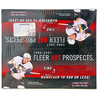 2006/07 Fleer Hot Prospects Hockey 36 Pack Box