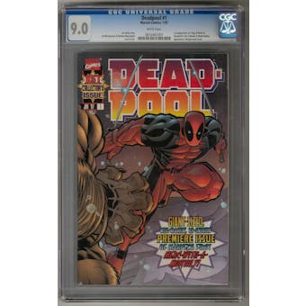 Deadpool #1 CGC 9.0 (W) *0616467001*