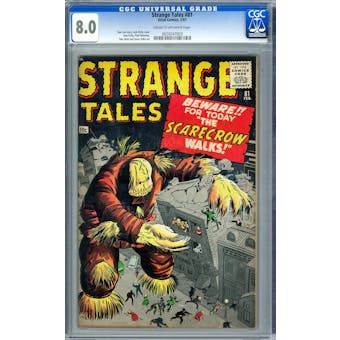 Strange Tales #81 CGC 8.0 (C-OW) *0629247003*