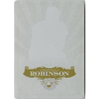 2006 Upper Deck SP Legendary Cuts Printing Plates Yellow #19 Brooks Robinson 1/1