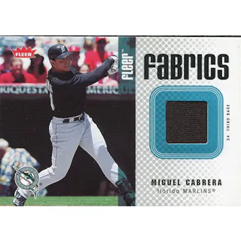2006 Fleer Fabrics #MC Miguel Cabrera Jersey