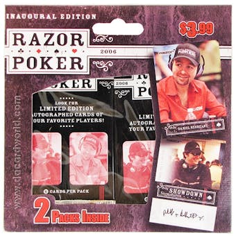 2006 Razor Poker Hanger Pack (2 Packs)