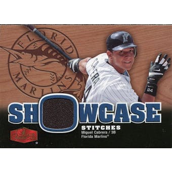 2006 Flair Showcase Showcase Stitches Jersey #MC Miguel Cabrera