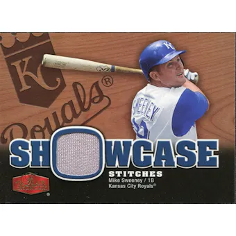 2006 Flair Showcase Showcase Stitches Jersey #SW Mike Sweeney