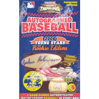 2006 TriStar Hidden Treasures Young Stars & Rookie Ed. Auto Baseball Hobby Box