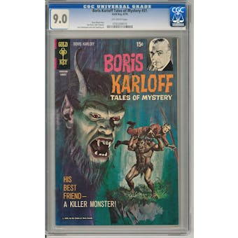 Boris Karloff Tales of Mystery #31 CGC 9.0 (OW) *0703299019*