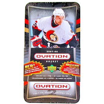 2007/08 Upper Deck Ovation Volume 2 Hockey Box (Tin)