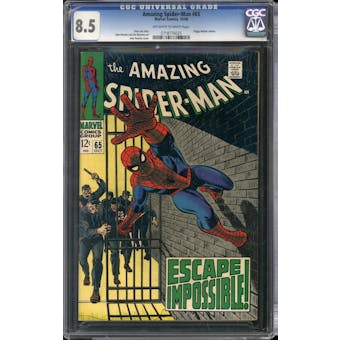 Amazing Spider-Man #65 CGC 8.5 (OW-W) *0718776025*