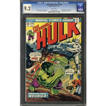Incredible Hulk #180 CGC 9.2 (W) *0743091005*