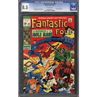 Fantastic Four #89 CGC 8.5 (OW) *0769815016*