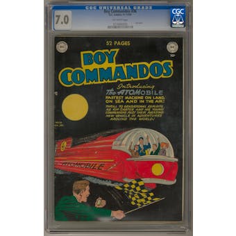 Boy Commandos #36 CGC 7.0 (OW) *0776000003*