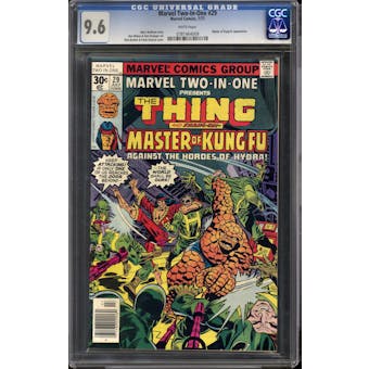 Marvel Two-In-One #29 CGC 9.6 (W) *0781464009*