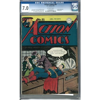 Action Comics #85 CGC 7.0 (OW) *0786686003*
