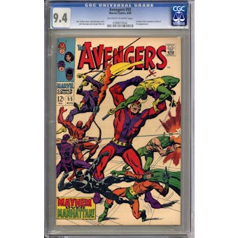 Avengers #55 CGC 9.4 (OW-W) *0789073042*
