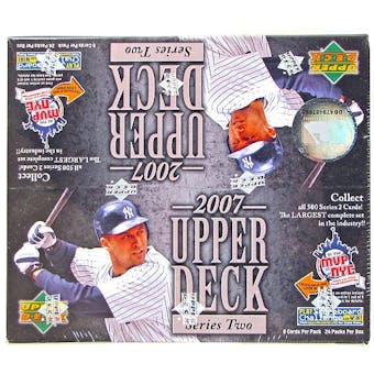 2007 Upper Deck Series 2 Baseball Retail 24-Pack Box