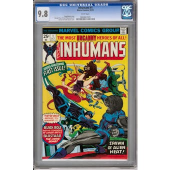 Inhumans #1 CGC 9.8 (W) *0804867005*