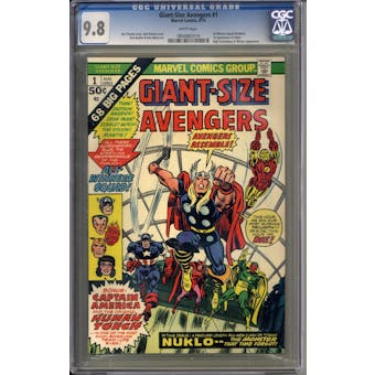 Giant-Size Avengers #1 CGC 9.8 (W) *0804882018*