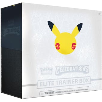 Pokemon Celebrations Elite Trainer 4-Box - DACW Live 10 Spot Random Pack Break #2