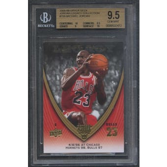 2008/09 Upper Deck Michael Jordan Legacy Collection #759 Michael Jordan BGS 9.5 Gem Mint