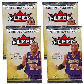 2008/09 Fleer Basketball Retail Pack (Lot of 4)