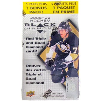 2008/09 Upper Deck Black Diamond Hockey 6-Pack Box