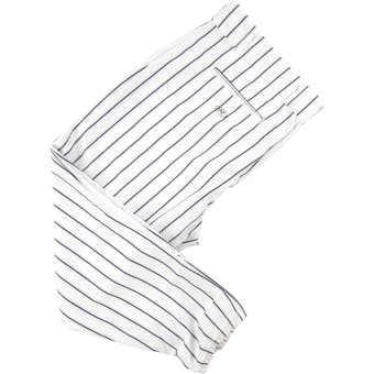 Rawlings Baseball Pants - White/Navy Pinstripe (Adult XXL)
