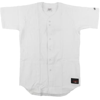 Rawlings Baseball Jersey - White (Adult Large 44)