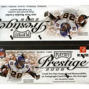 2008 Playoff Prestige Football 24-Pack Retail Box
