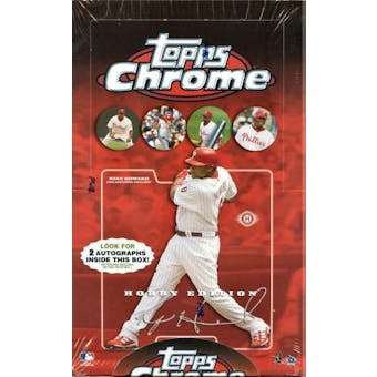 2008 Topps Chrome Baseball Hobby Box