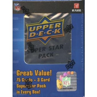 2008 Upper Deck Football Super Star Jumbo Pack