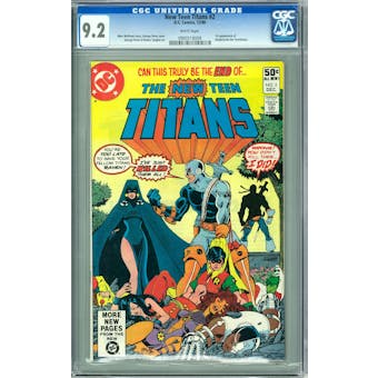 New Teen Titans #2 CGC 9.2 (W) *0900518009*