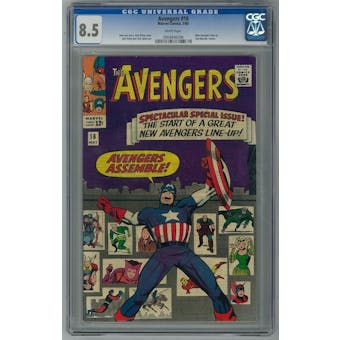 Avengers #16 CGC 8.5 (W) *0904846006*