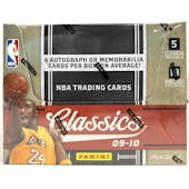 2009/10 Panini Classics Basketball Hobby Box (Reed Buy)