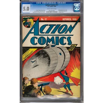 Action Comics #17 CGC 5.0 (SB) *0913673001*