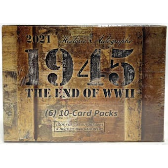 2021 Historic Autographs 1945: The End Of The War Blaster Box