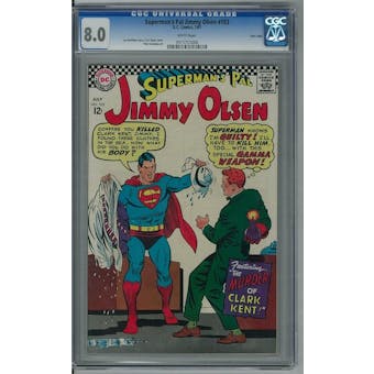 Superman's Pal Jimmy Olsen #103 CGC 8.0 (W) *0915755006*