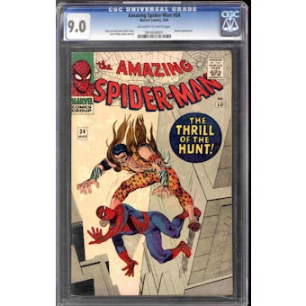 Amazing Spider-Man #34 CGC 9.0 (OW-W) *0916698001*